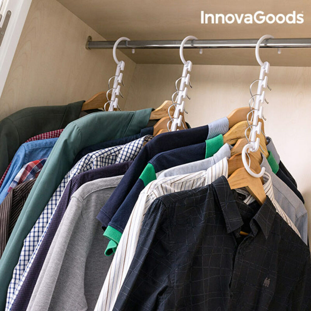 InnovaGoods Plusrobe Kleiderbügel-Organizer – 24-teilig, 40 Plätze