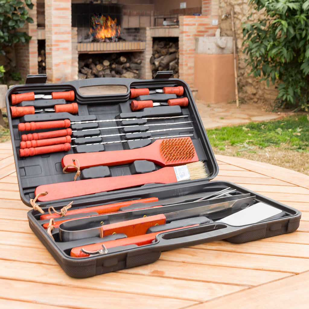 Grillzubehör-Koffer Barbecase InnovaGoods 18-teilig
