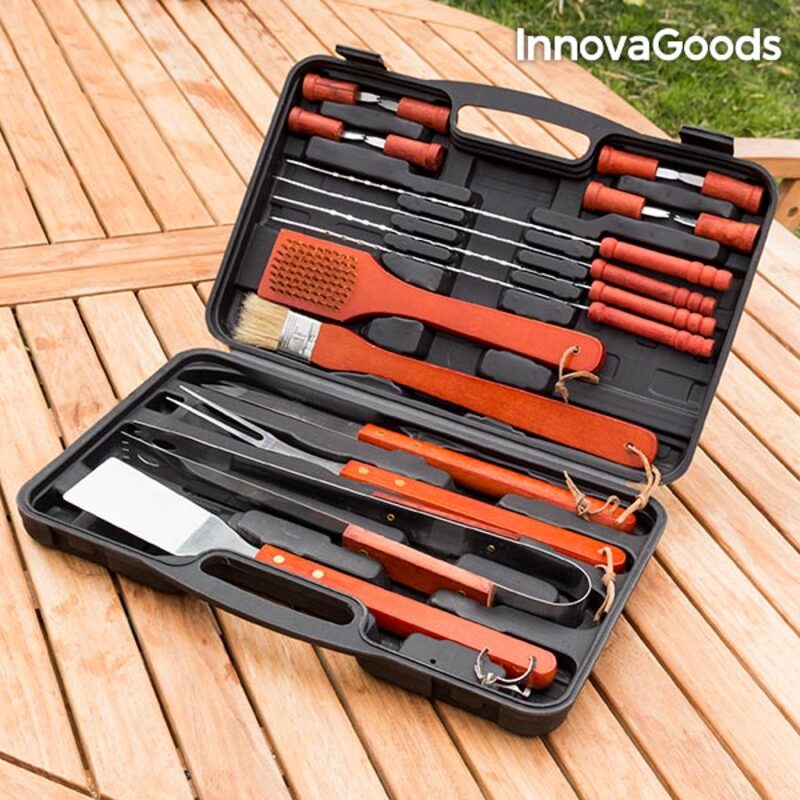 Grillzubehör-Koffer Barbecase InnovaGoods 18-teilig
