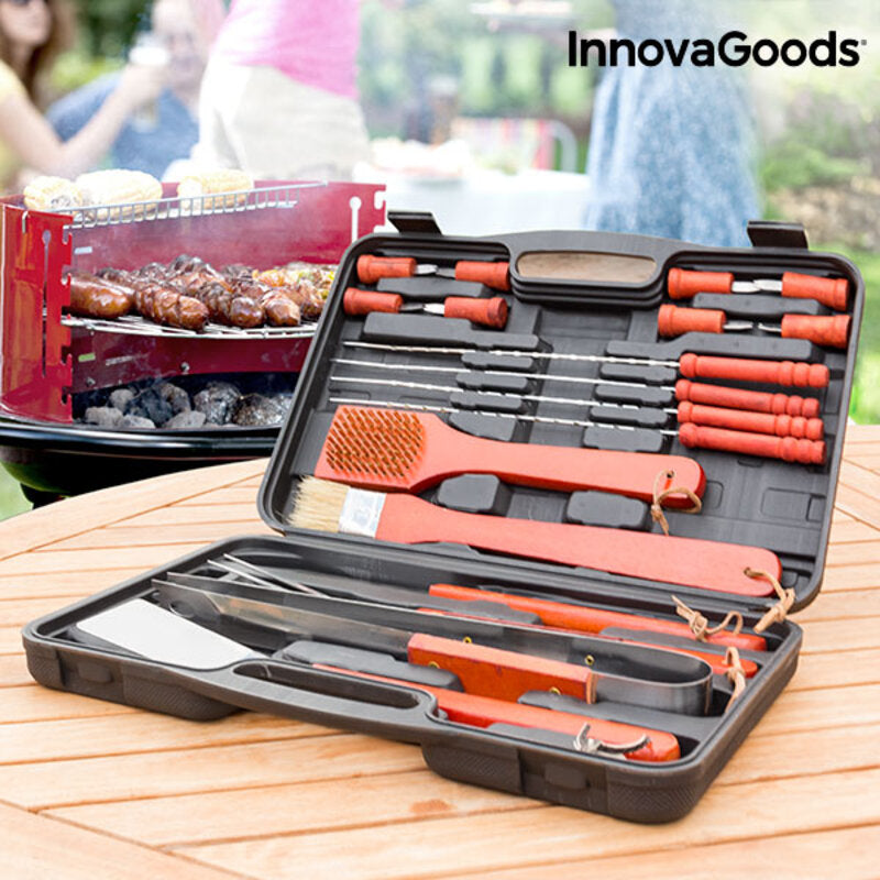 Grillzubehör-Koffer Barbecase InnovaGoods 18-teilig