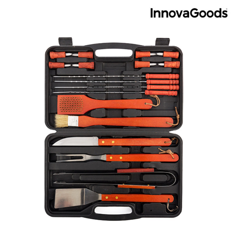 Grillzubehör-Koffer Barbecase InnovaGoods 18-teilig