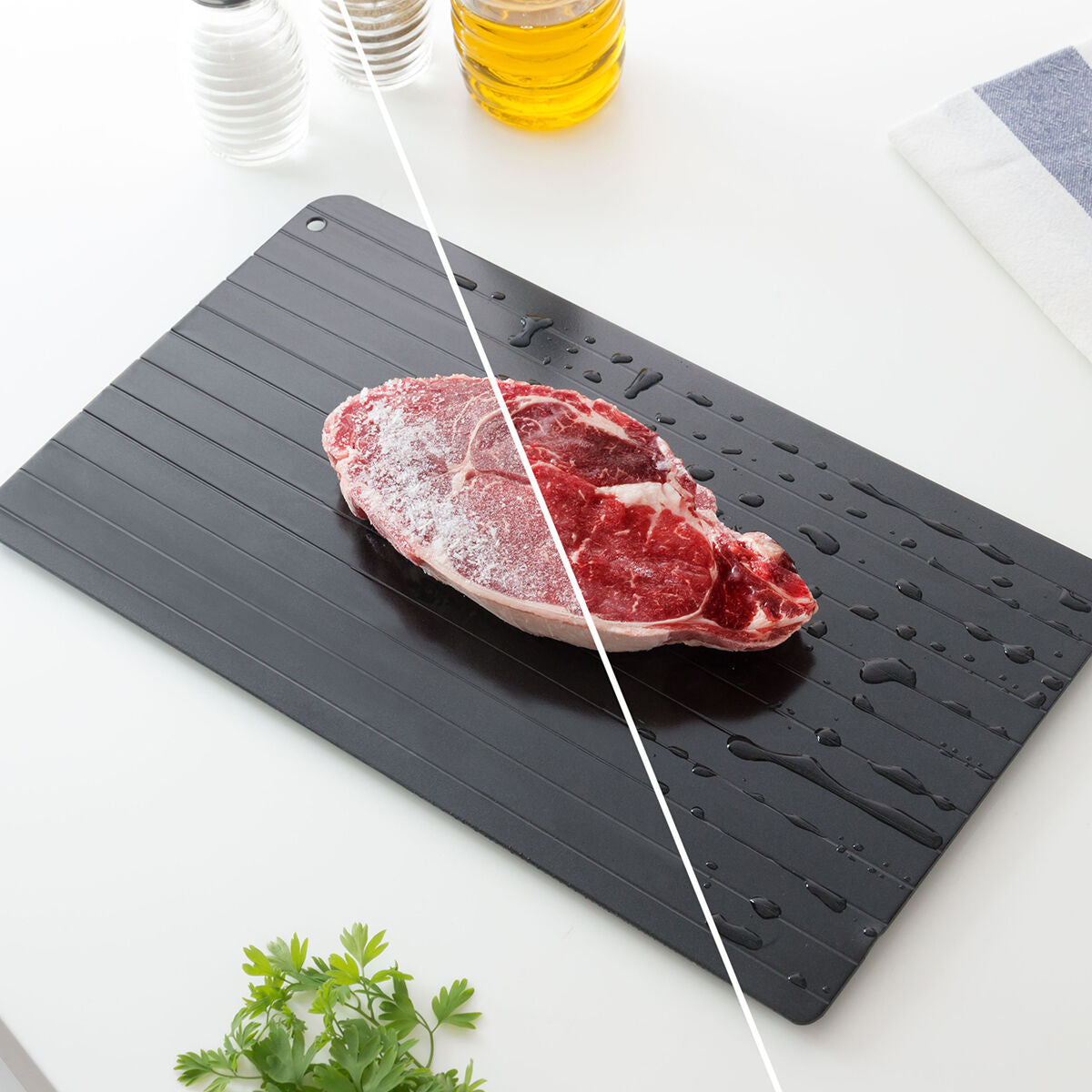 InnovaGoods Qheat Auftauplatte ohne Strom – 35 × 20,5 cm