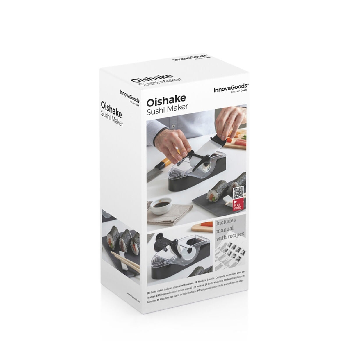 InnovaGoods Oishake Sushi-Maker mit 4 Rezepten