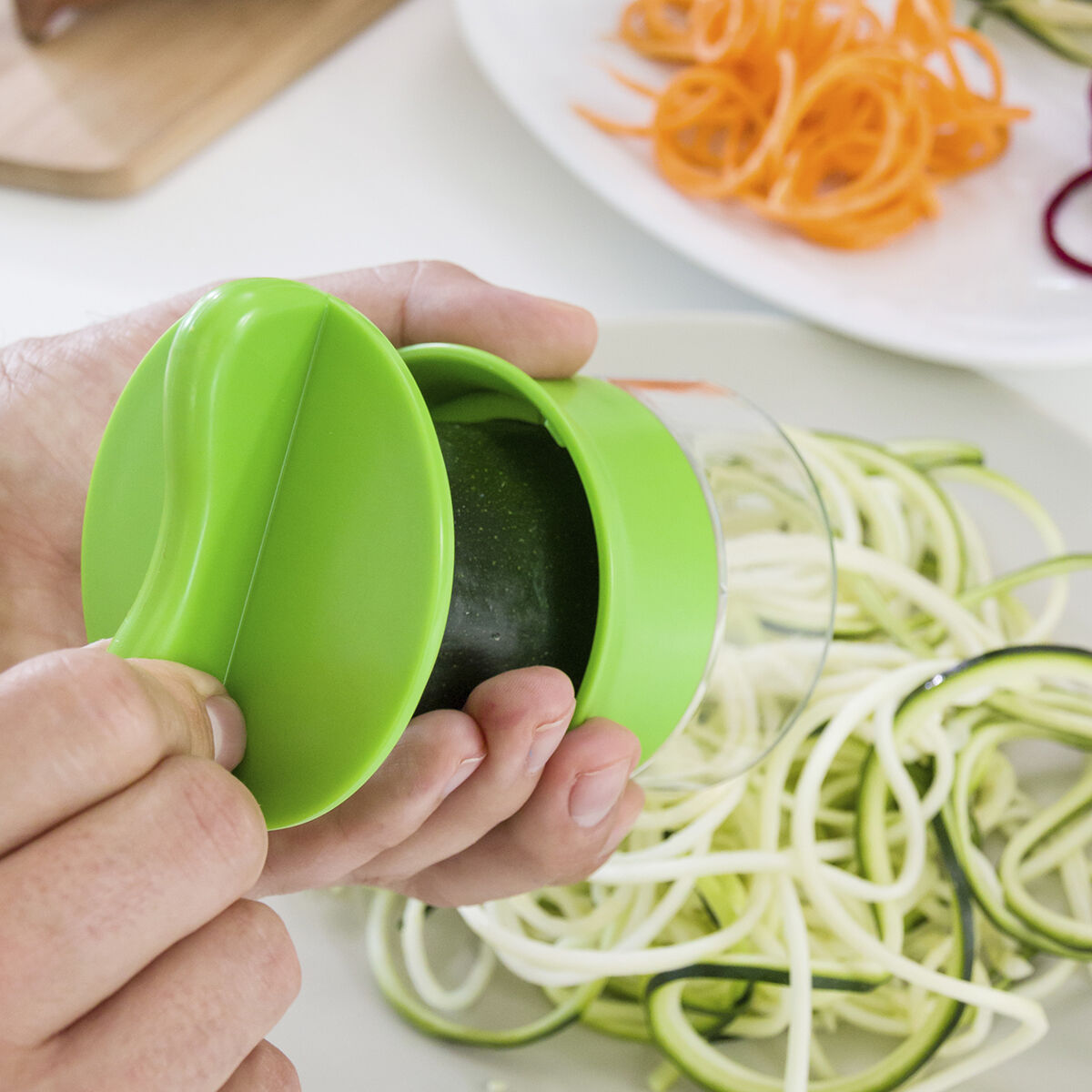 InnovaGoods Spiru manueller Spiralschneider für Gemüse