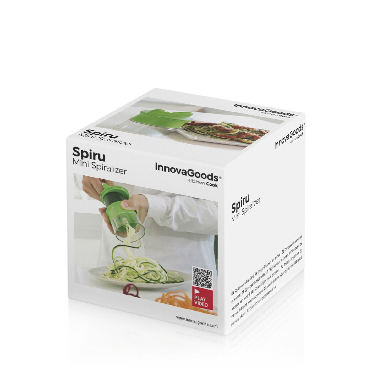 InnovaGoods Spiru manueller Spiralschneider für Gemüse
