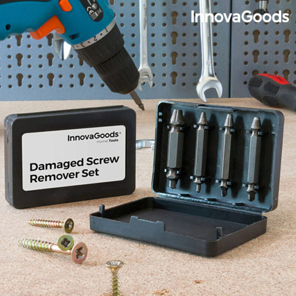 Schraubenausdreher-Set InnovaGoods 4-teilig