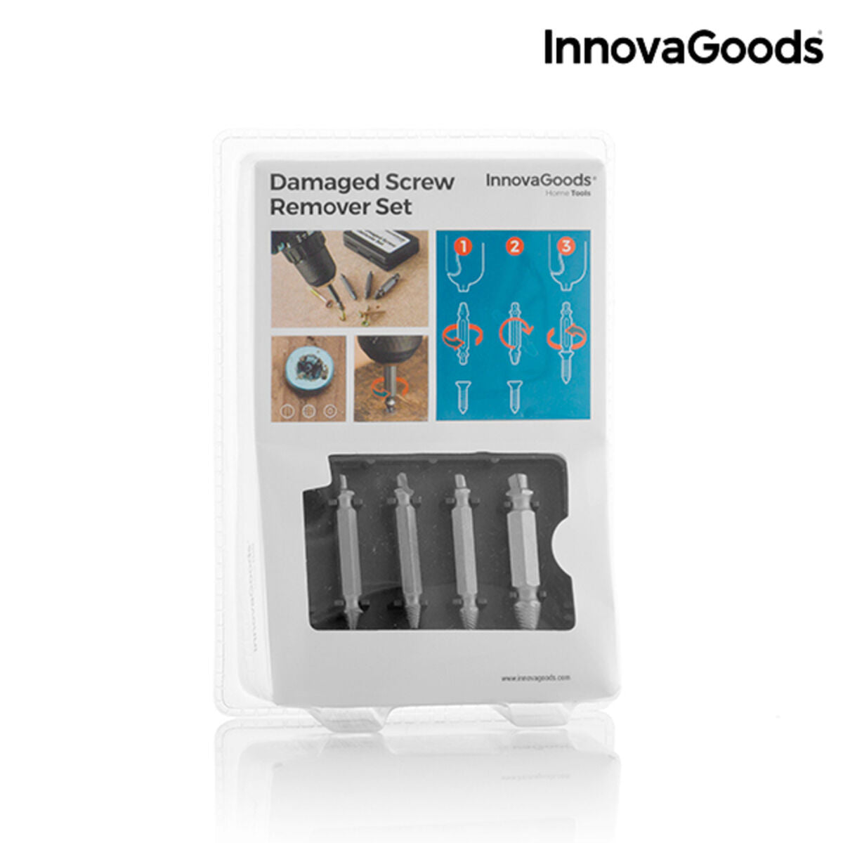Schraubenausdreher-Set InnovaGoods 4-teilig