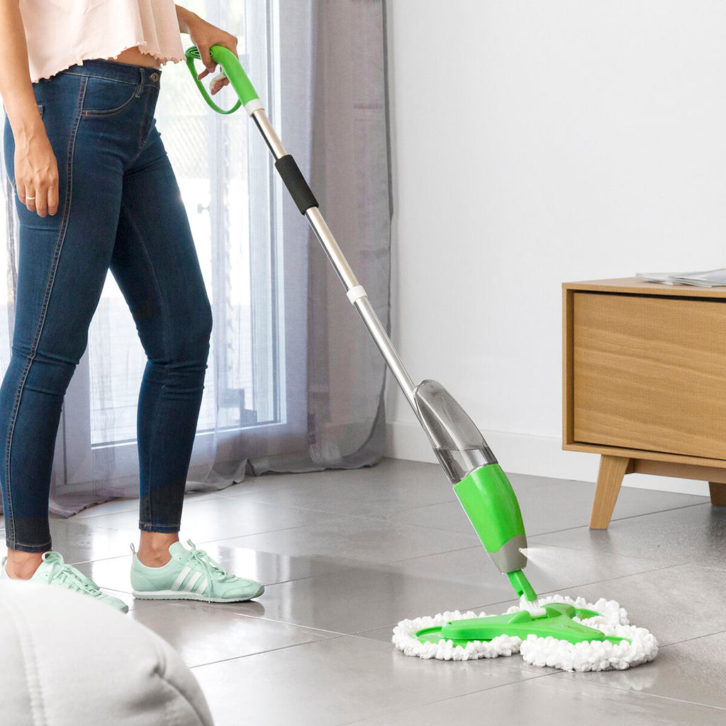 Dreiköpfiger Sprüh-Wischmopp Trimoppy InnovaGoods