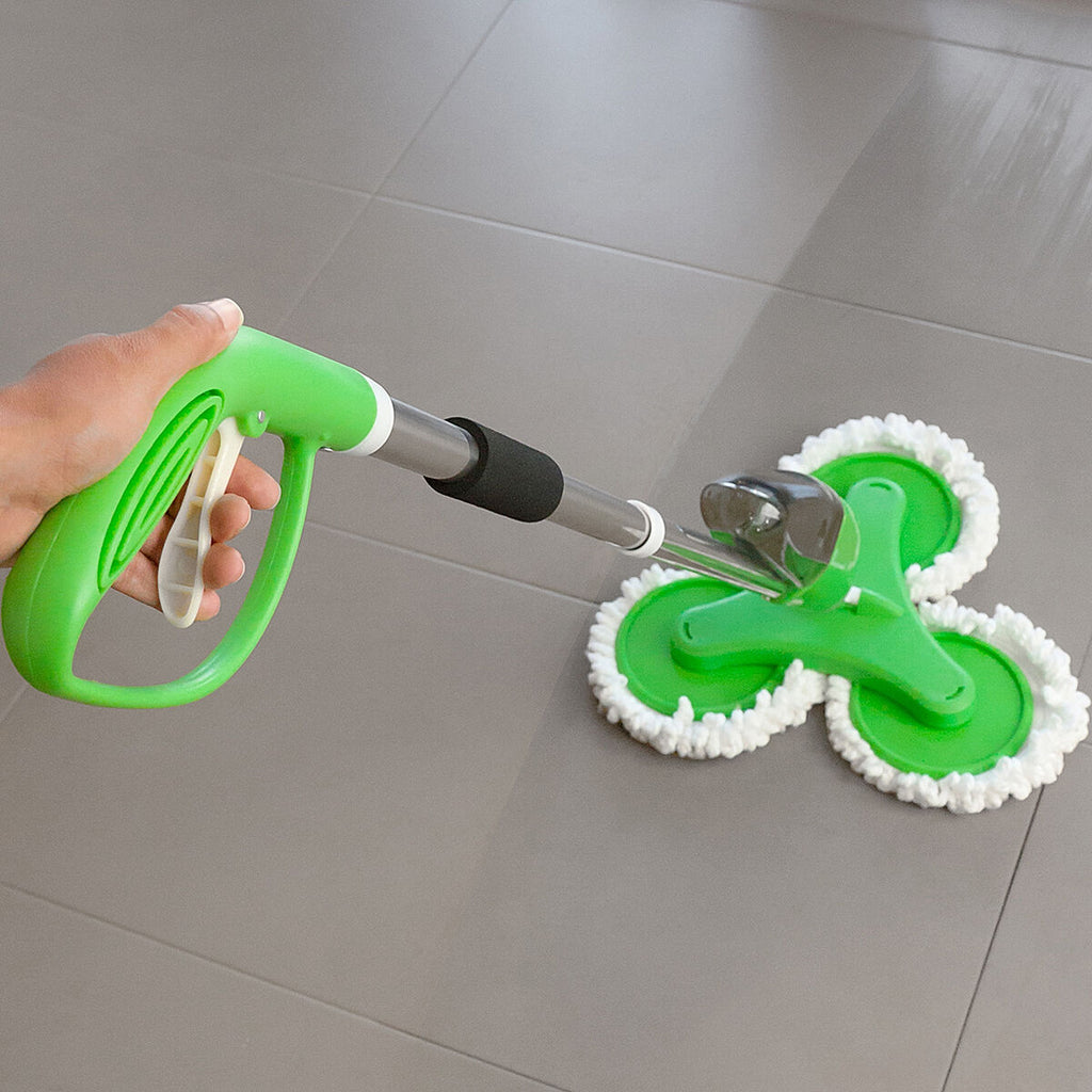 Dreiköpfiger Sprüh-Wischmopp Trimoppy InnovaGoods