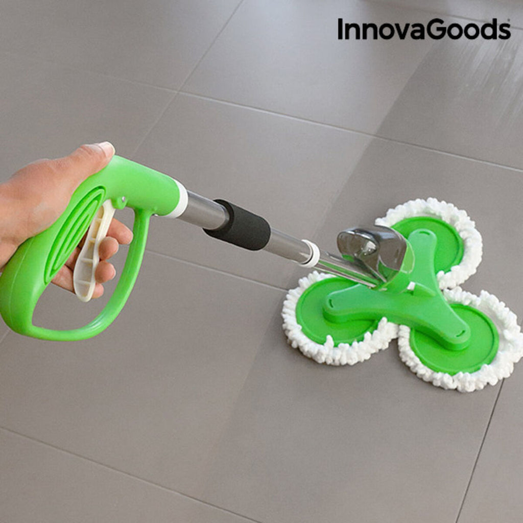 Dreiköpfiger Sprüh-Wischmopp Trimoppy InnovaGoods