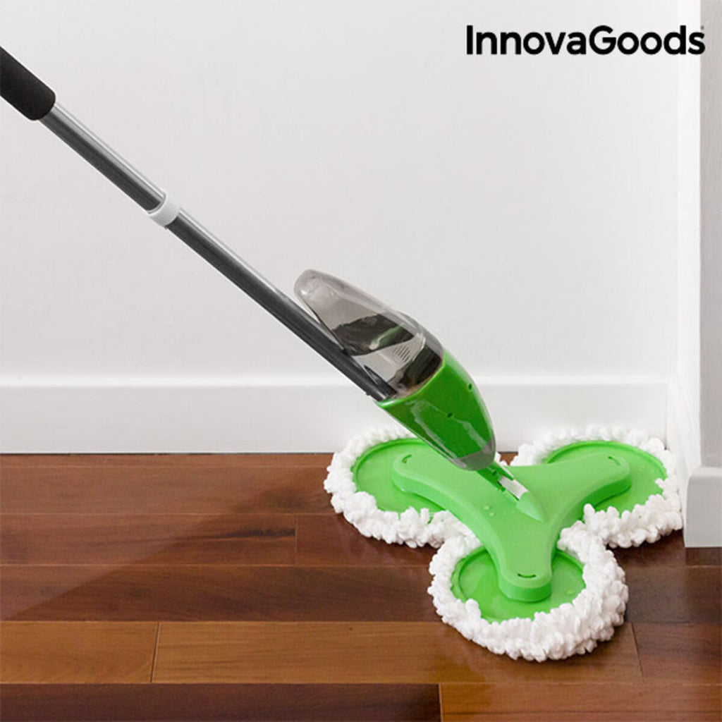Dreiköpfiger Sprüh-Wischmopp Trimoppy InnovaGoods