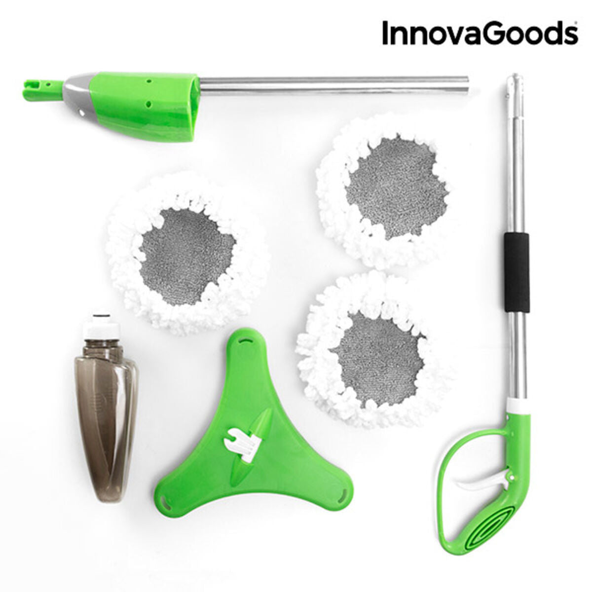 Dreiköpfiger Sprüh-Wischmopp Trimoppy InnovaGoods