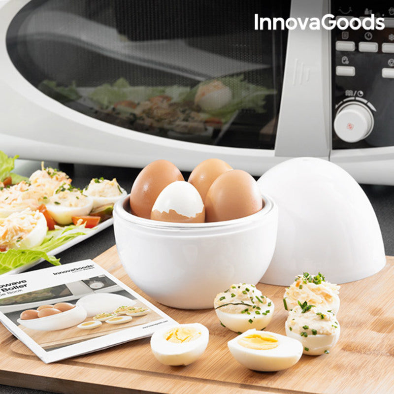 InnovaGoods Boilegg Mikrowellen-Eierkocher für bis zu 4 Eier
