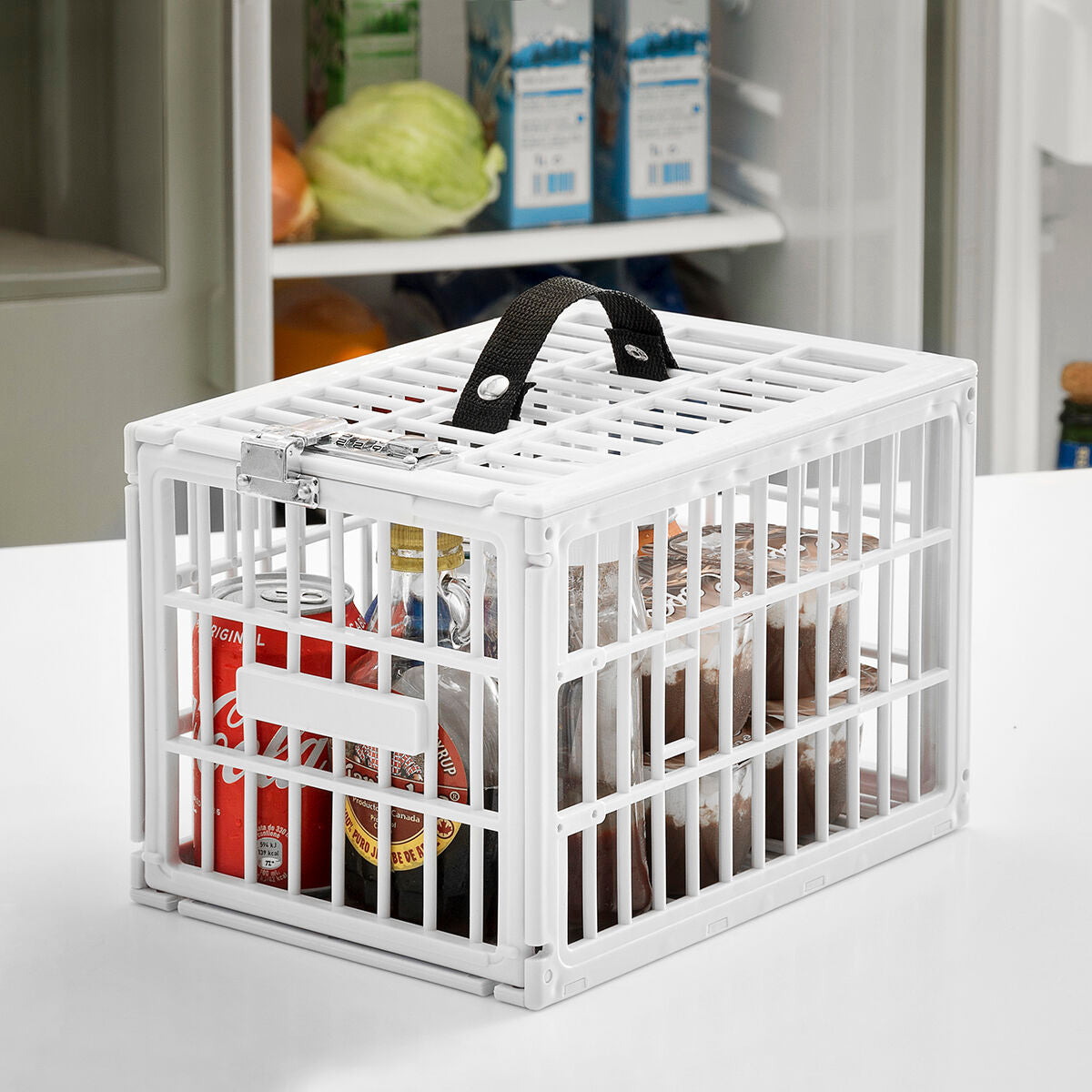 Kühlschrank-Schutzbox mit Zahlenschloss InnovaGoods Food Safe