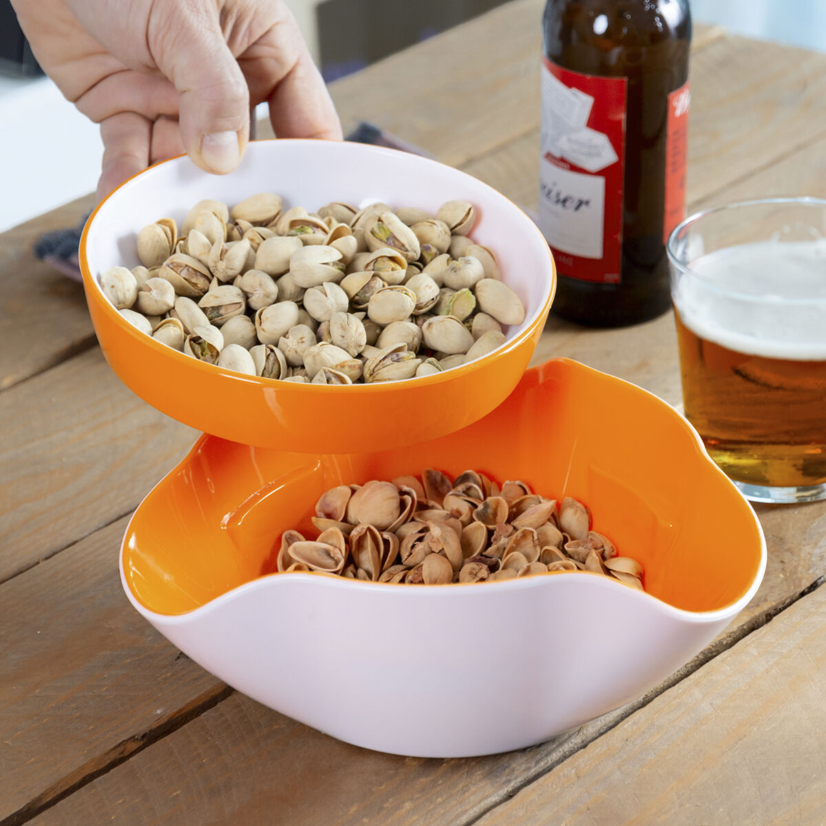 2-in-1 Snackschale InnovaGoods 2-teilig