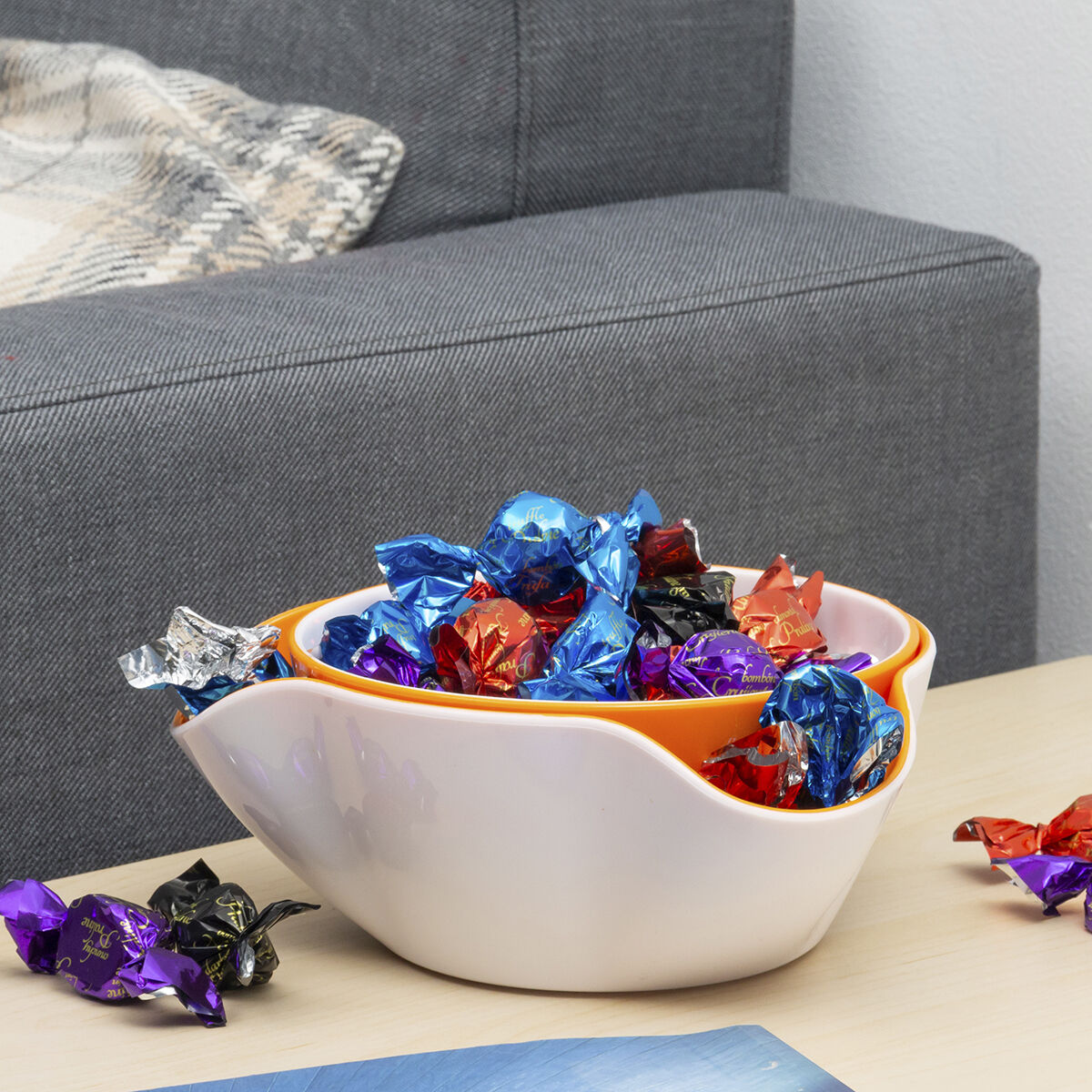 2-in-1 Snackschale InnovaGoods 2-teilig
