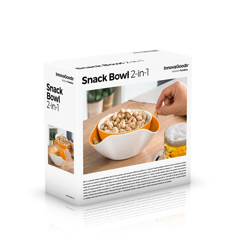 2-in-1 Snackschale InnovaGoods 2-teilig