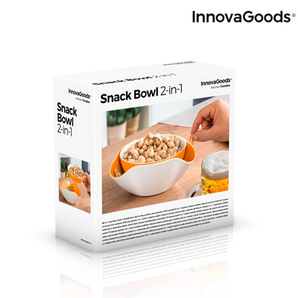 2-in-1 Snackschale InnovaGoods 2-teilig