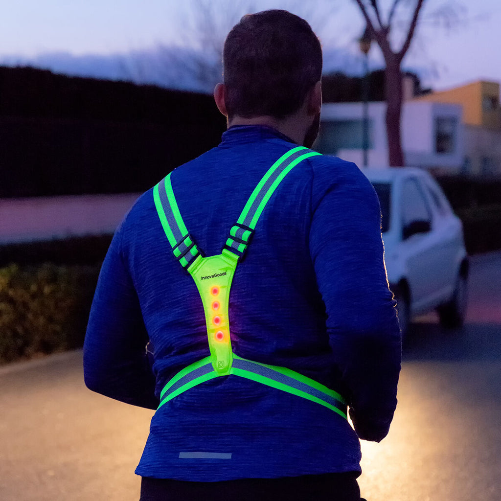 Sport-Brustgurt mit LED-Leuchten Lurunned InnovaGoods