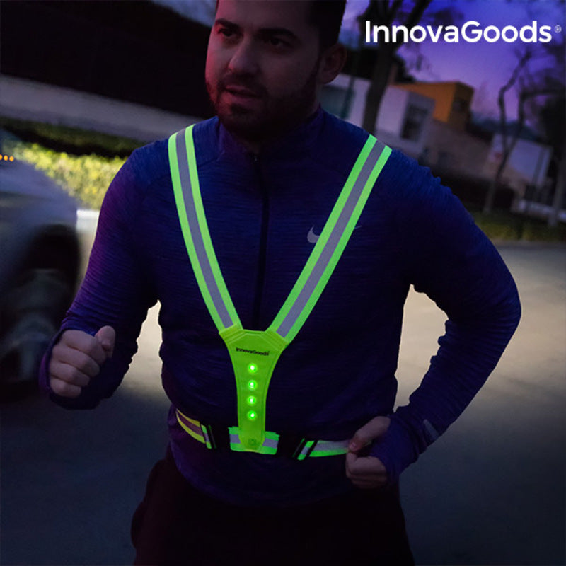 Sport-Brustgurt mit LED-Leuchten Lurunned InnovaGoods