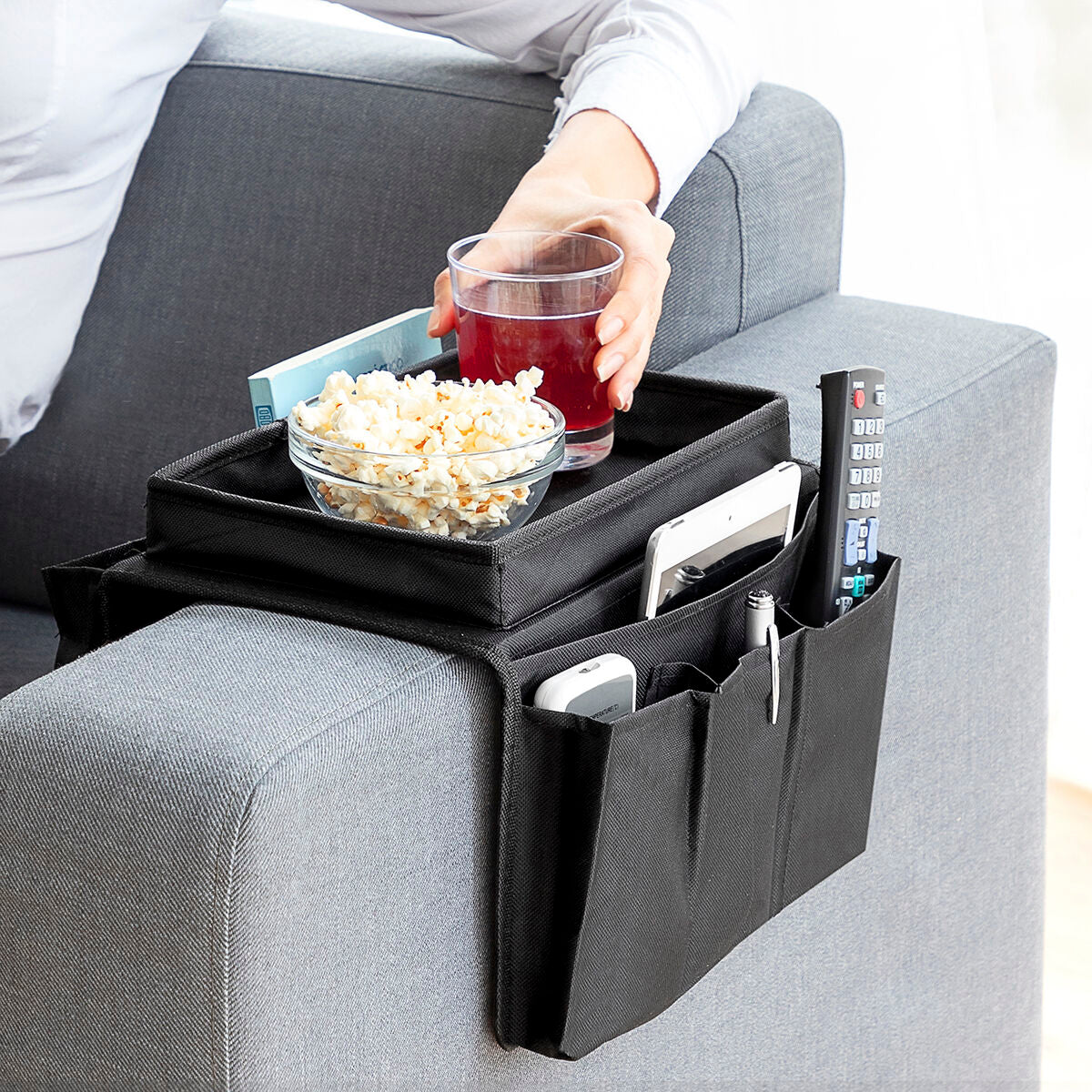 Sofa-Tablett mit Fernbedienungsorganizer InnovaGoods