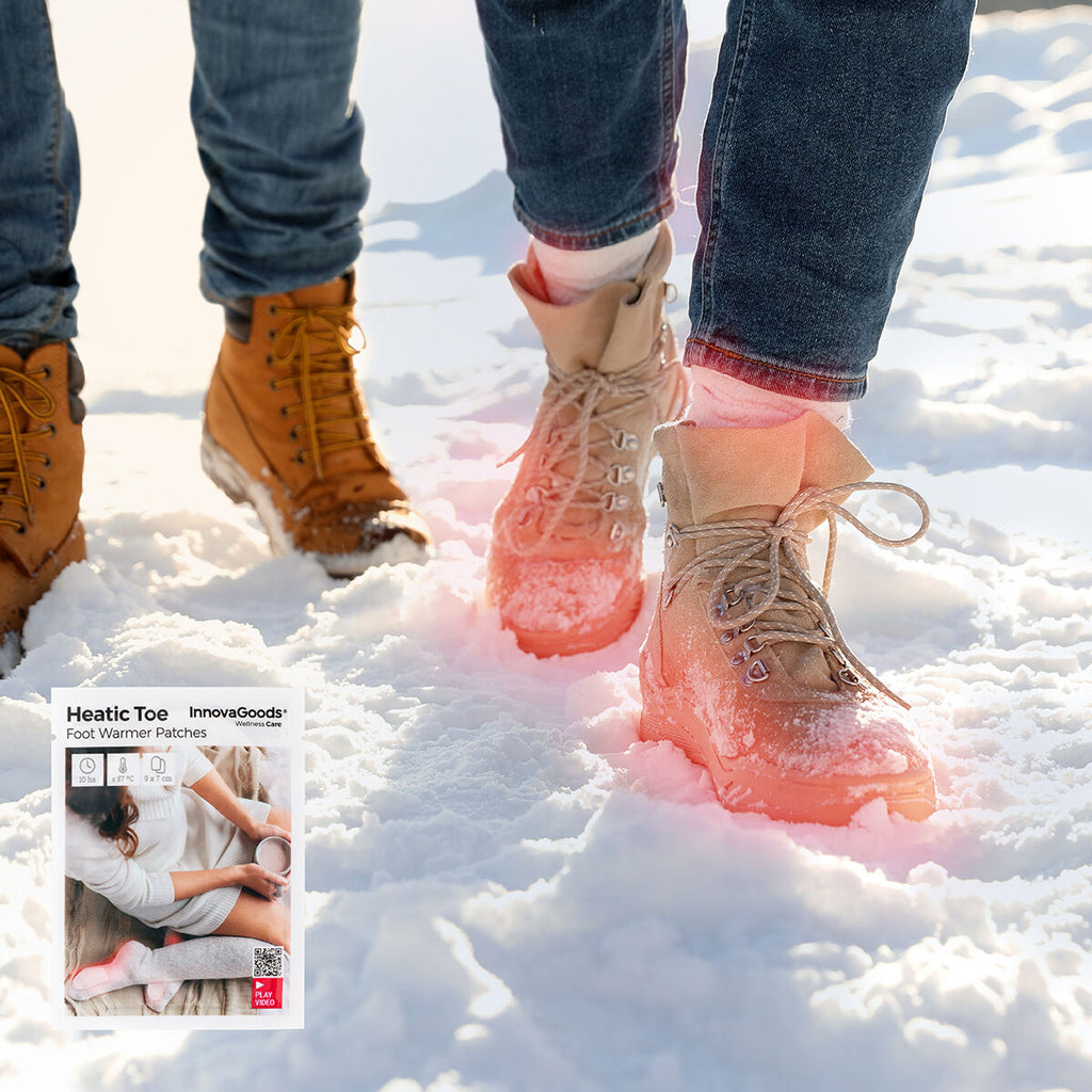 Fußwärme-Patches Heatic Toe InnovaGoods 10 Stück