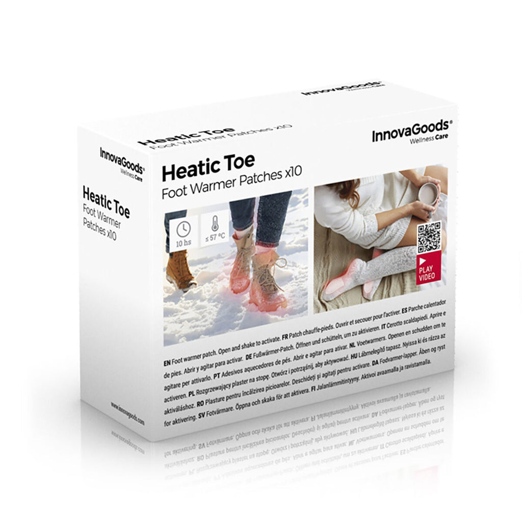 Fußwärme-Patches Heatic Toe InnovaGoods 10 Stück