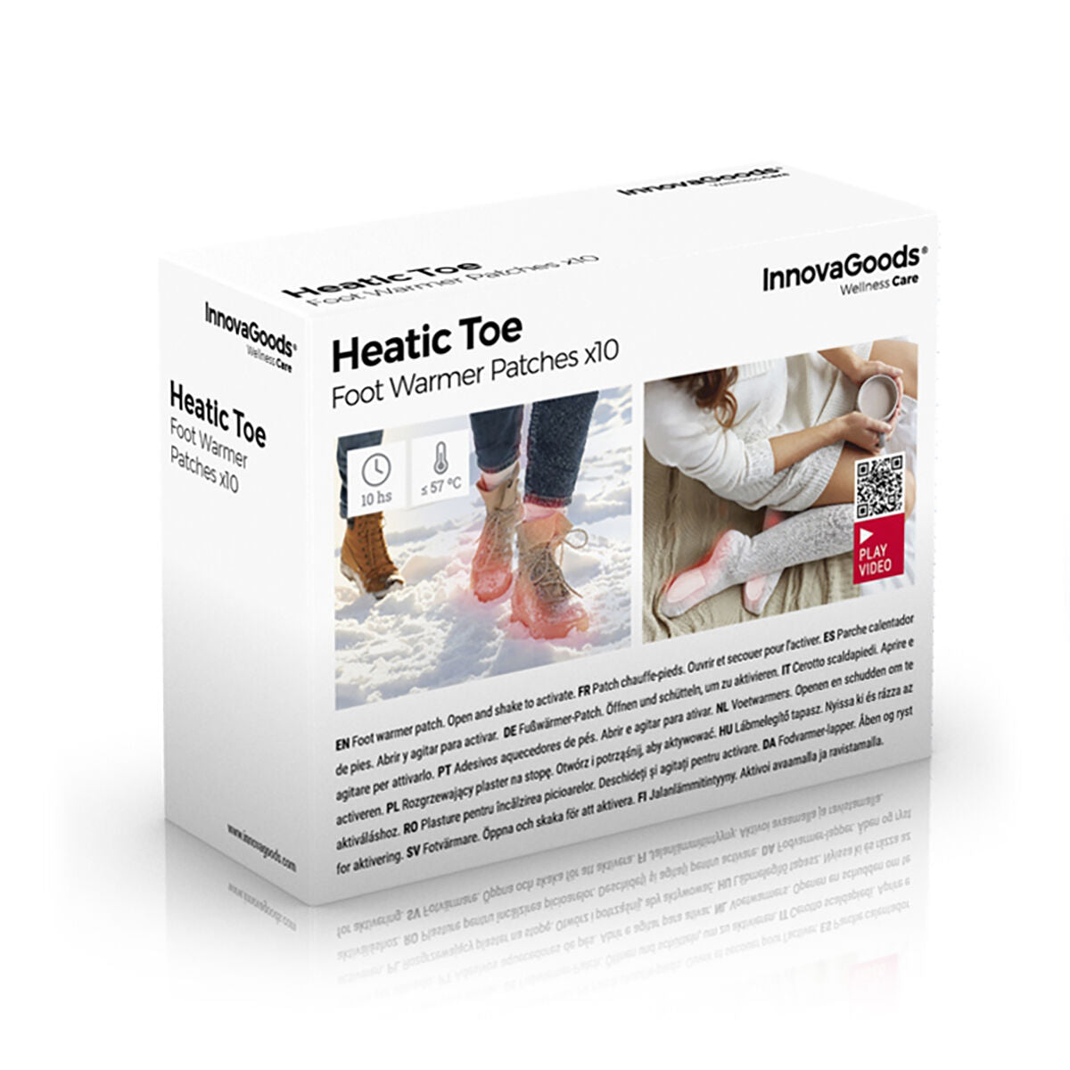 Fußwärme-Patches Heatic Toe InnovaGoods 10 Stück