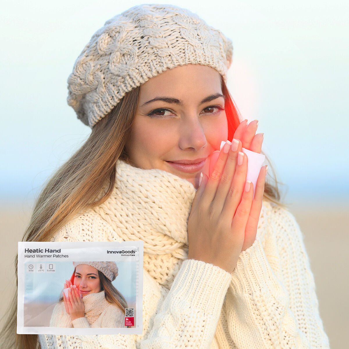 Handwärme-Patches Heatic Hand InnovaGoods 10 Stück