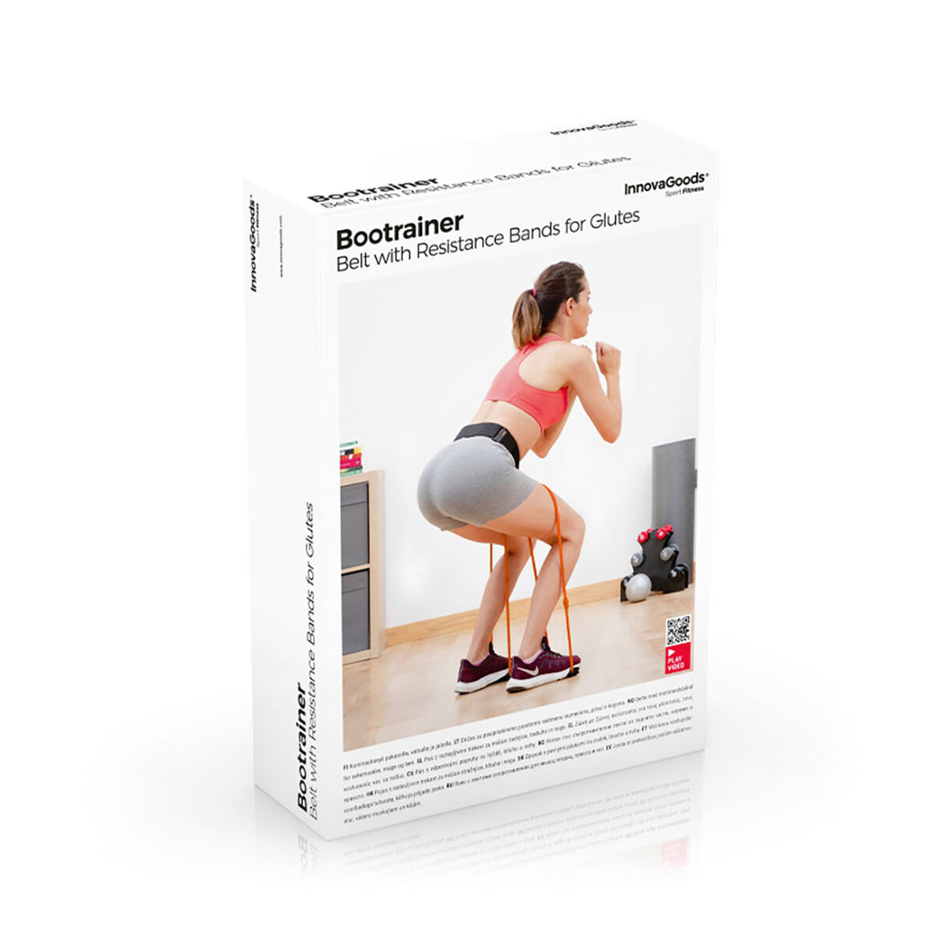 InnovaGoods Bootrainer Trainingsgürtel mit 2 Widerstandsbändern