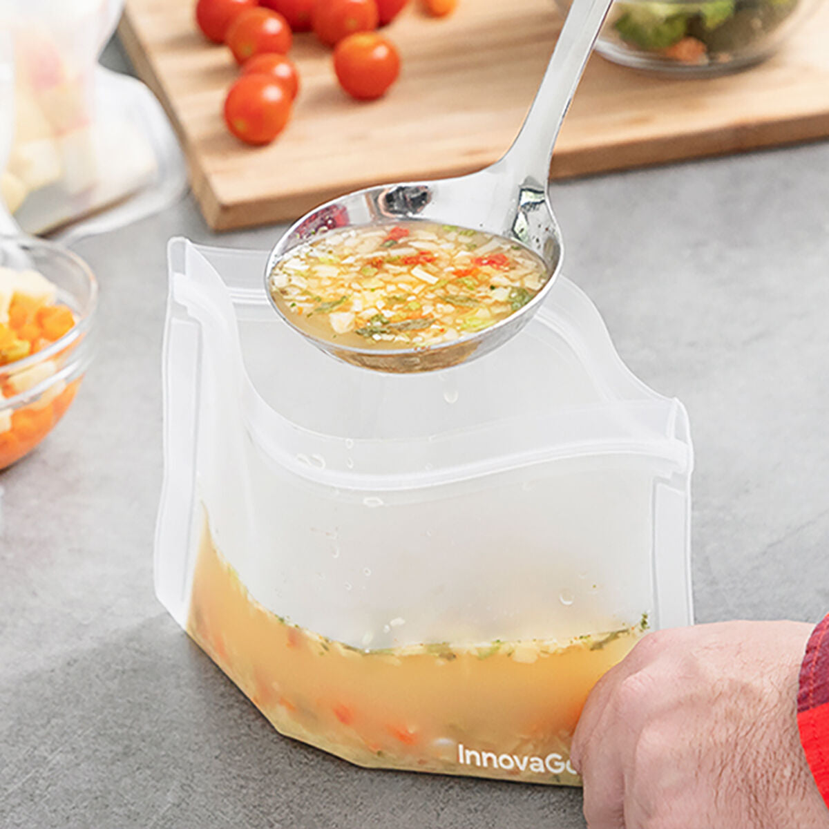 Wiederverwendbare Lebensmittelbeutel Freco InnovaGoods 10er-Set