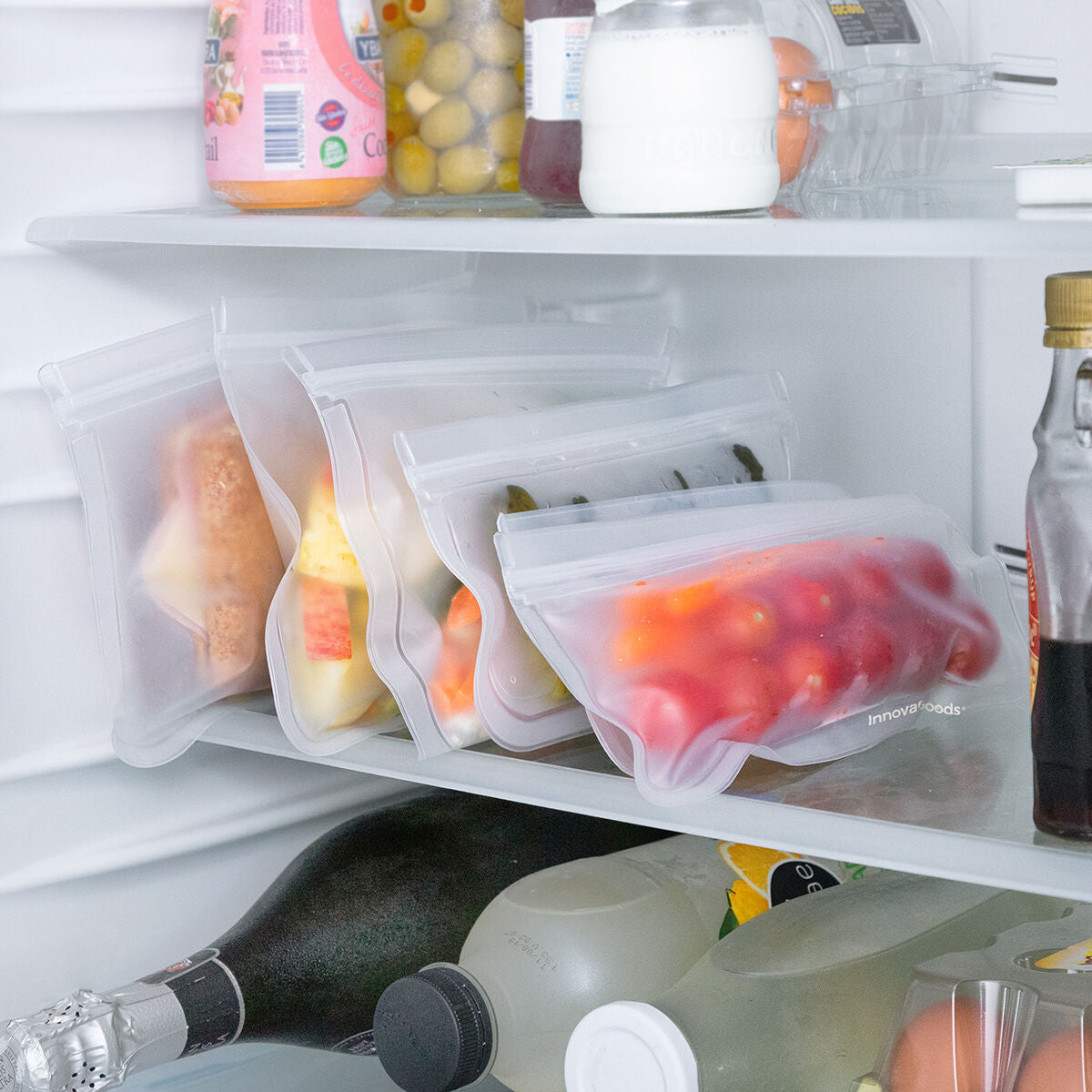 Wiederverwendbare Lebensmittelbeutel Freco InnovaGoods 10er-Set
