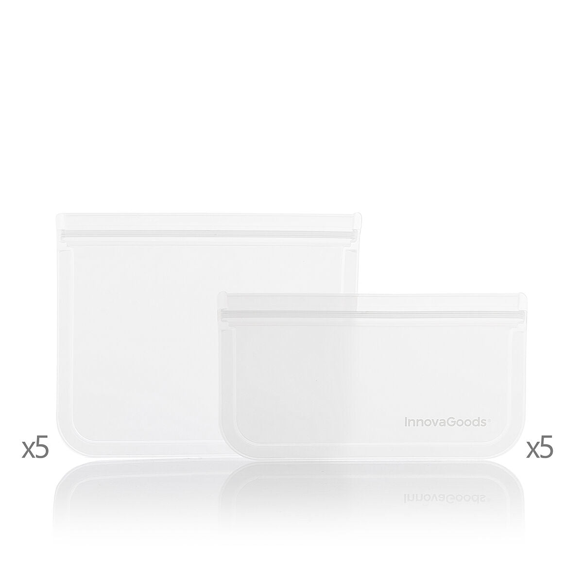 Wiederverwendbare Lebensmittelbeutel Freco InnovaGoods 10er-Set