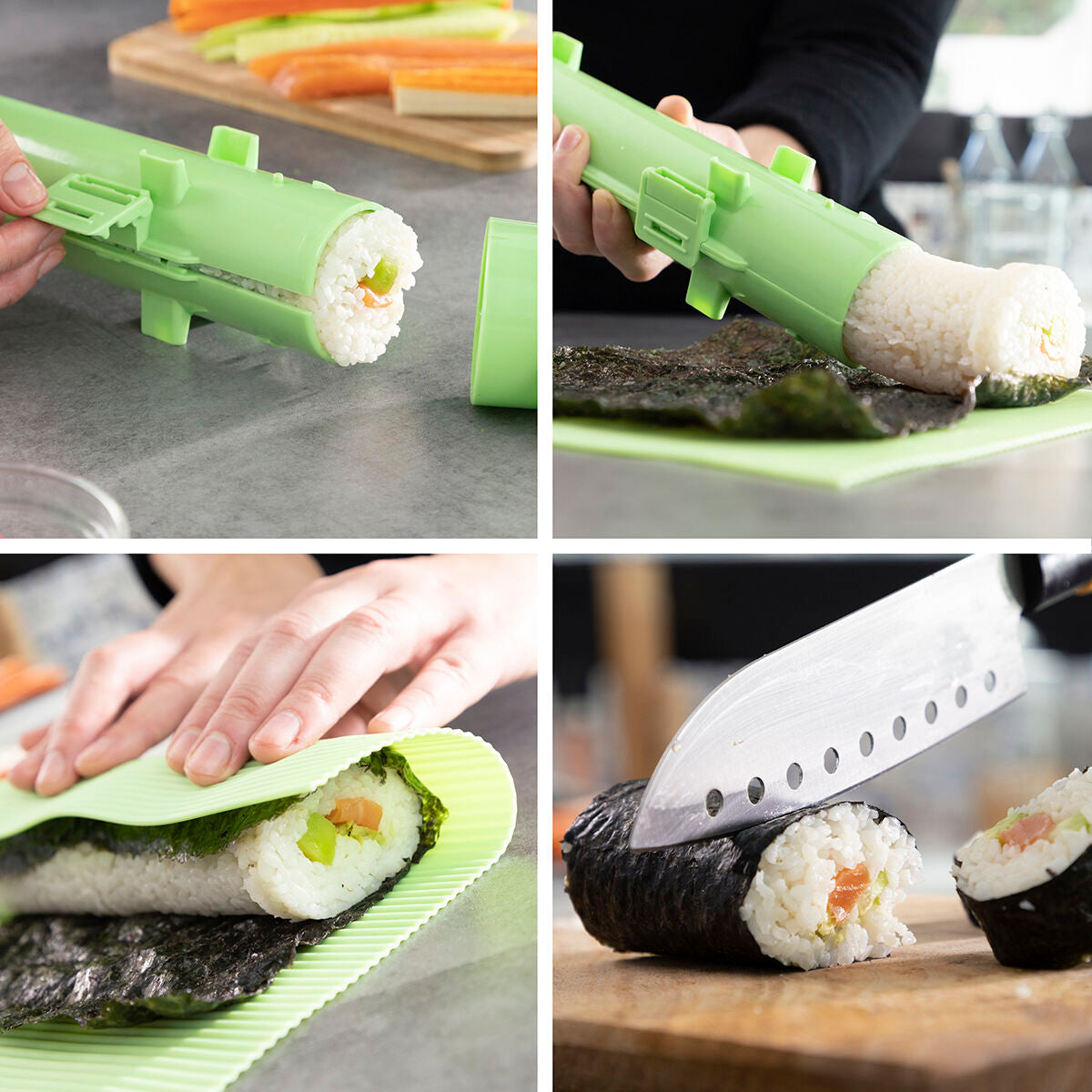 Sushi-Set mit Rezepten Suzooka InnovaGoods 3-teilig