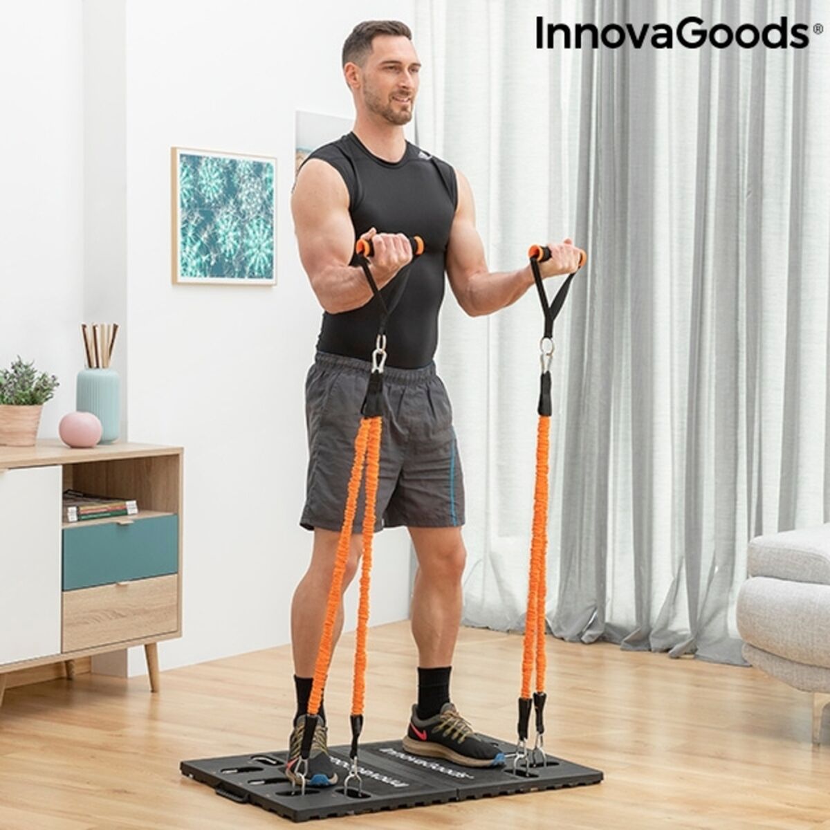 InnovaGoods Gympak Max tragbares Trainingssystem mit Zubehör