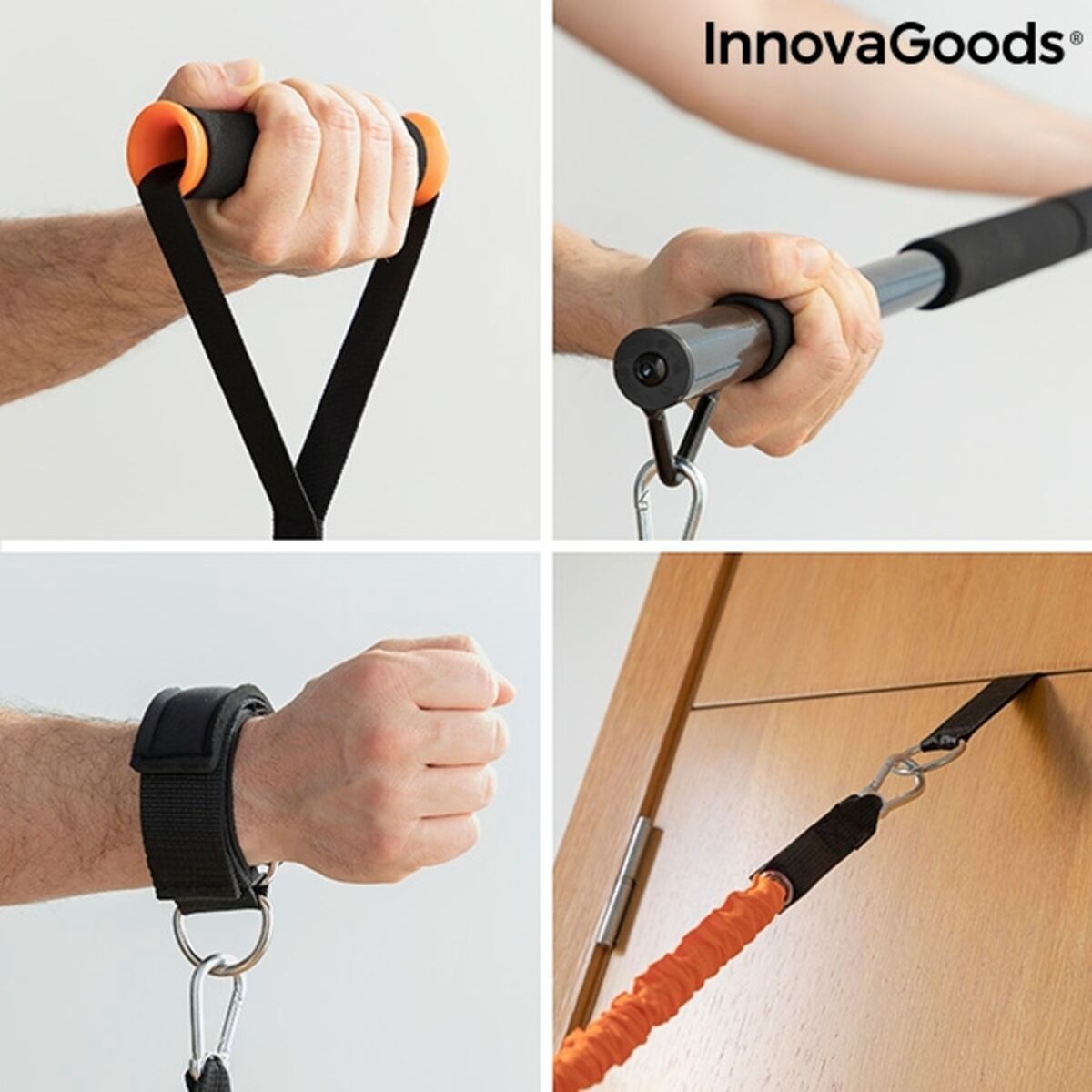 InnovaGoods Gympak Max tragbares Trainingssystem mit Zubehör