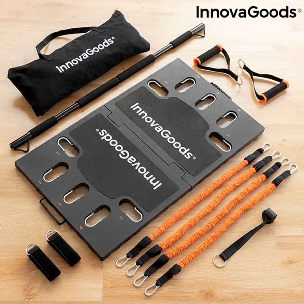 InnovaGoods Gympak Max tragbares Trainingssystem mit Zubehör