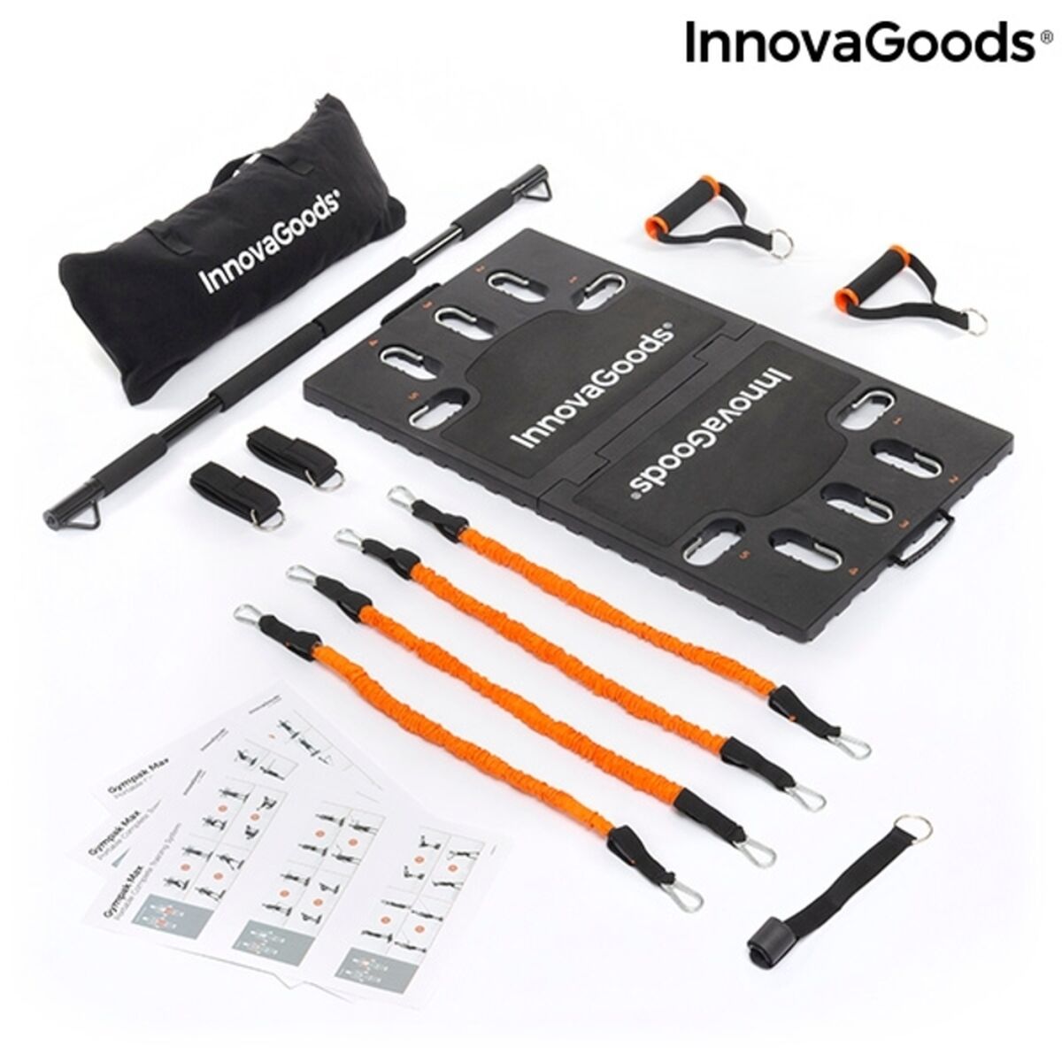 InnovaGoods Gympak Max tragbares Trainingssystem mit Zubehör