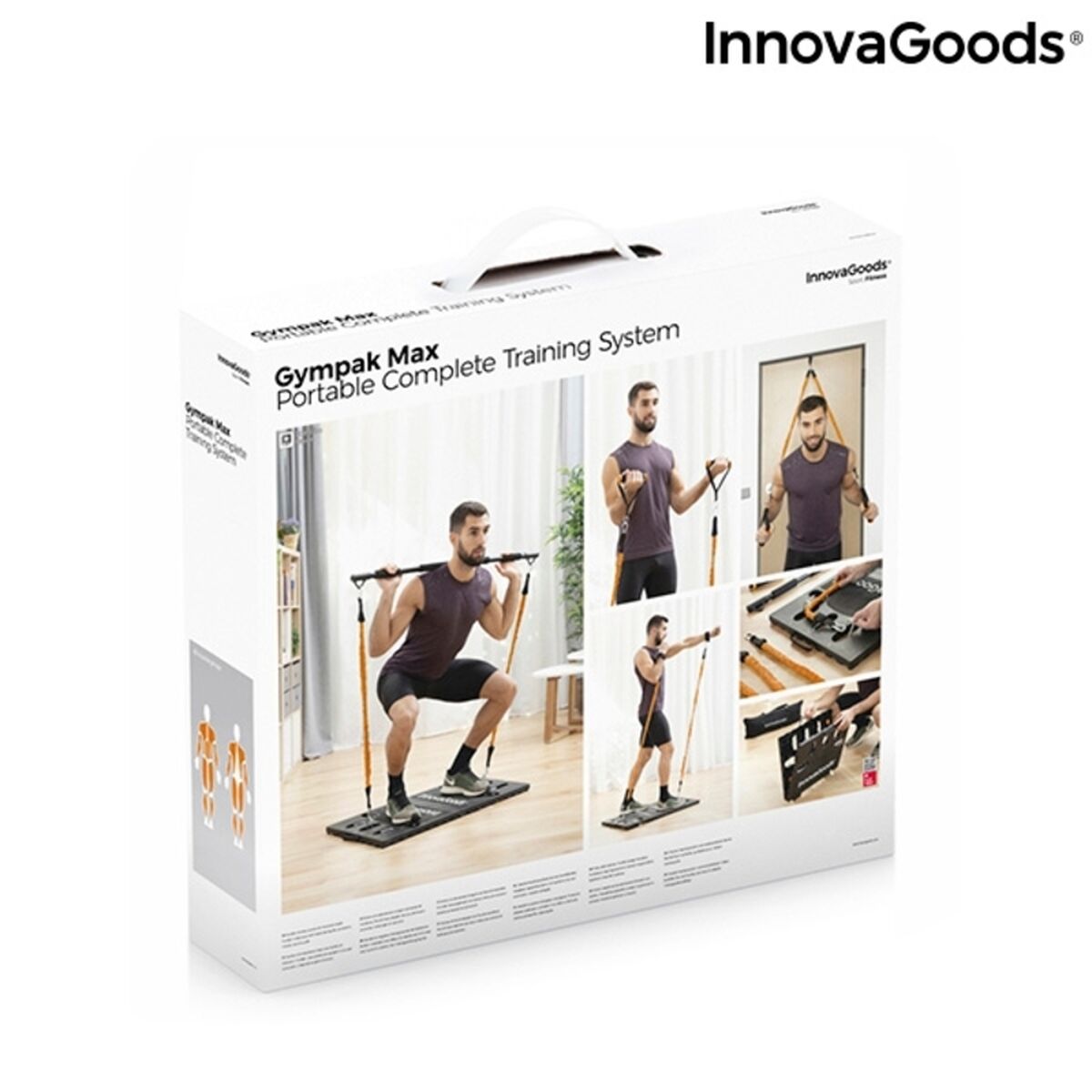 InnovaGoods Gympak Max tragbares Trainingssystem mit Zubehör