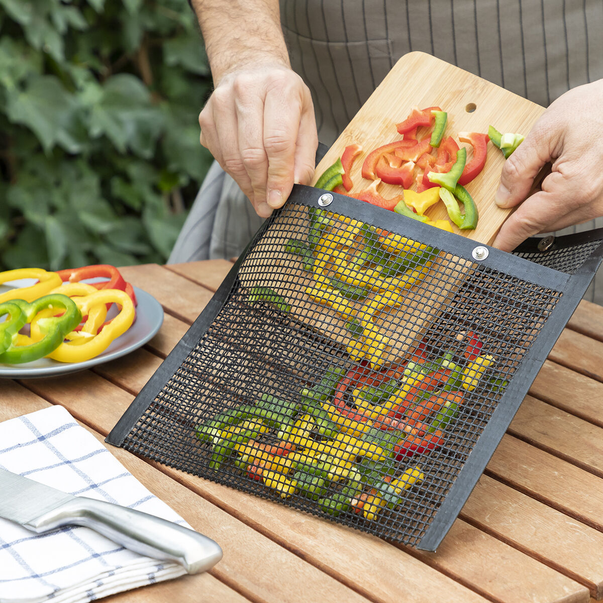 Grillnetz-Beutel BBQNet InnovaGoods 2er-Set