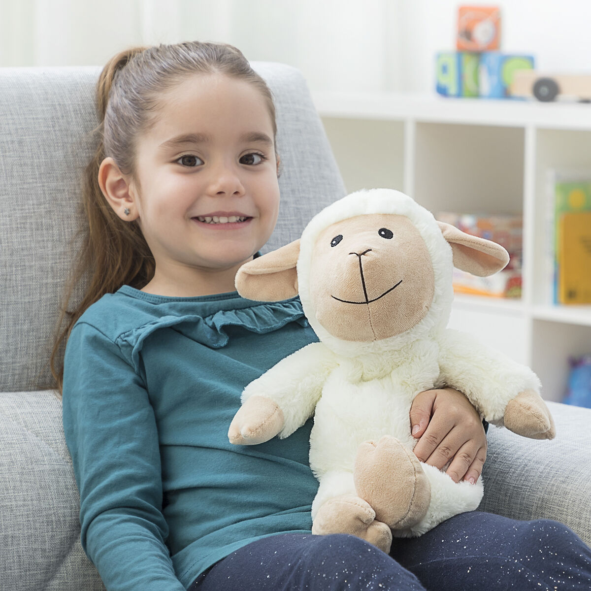Schaf-Kuscheltier mit Wärme- und Kühleffekt Wooly InnovaGoods