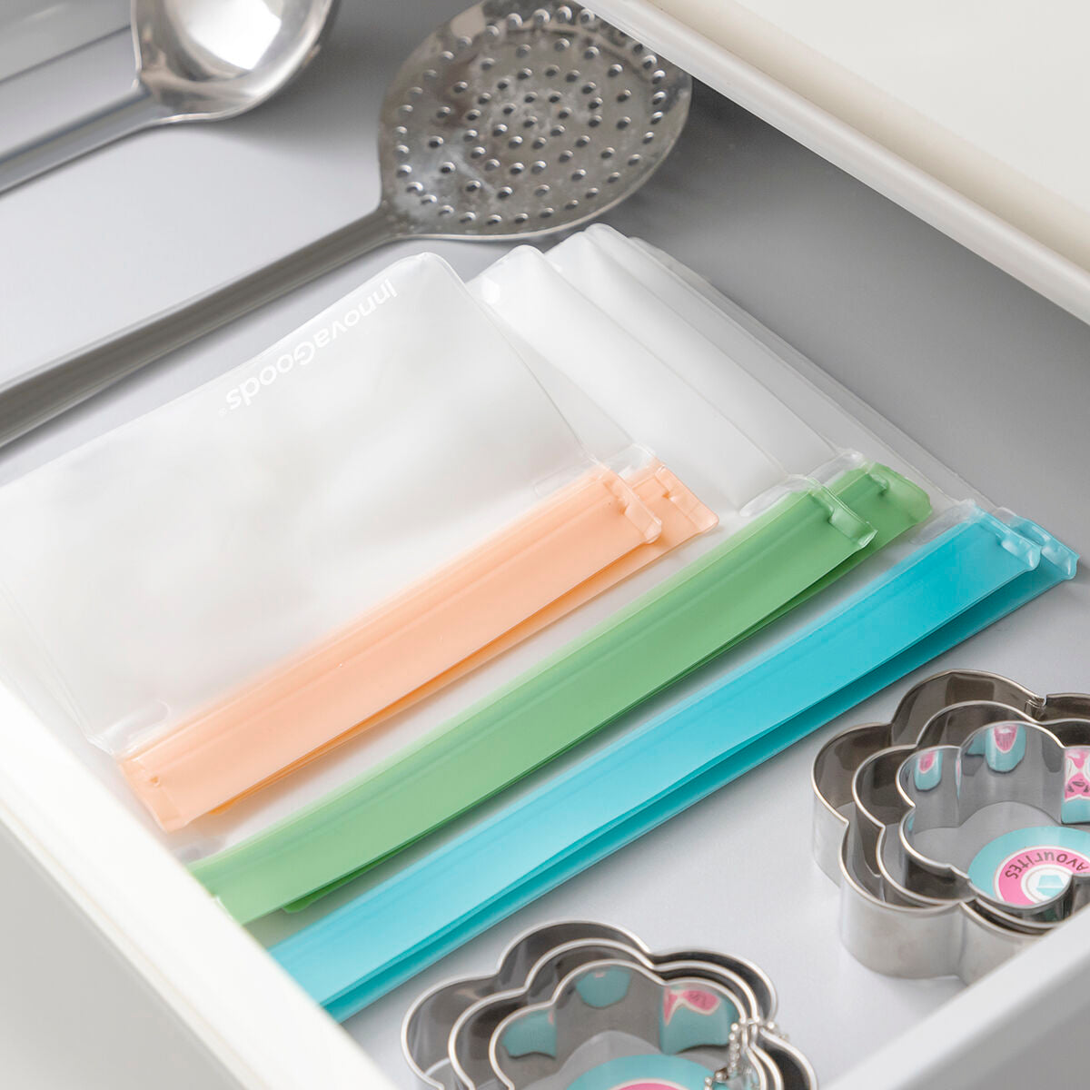 Set Wiederverwendbarer Hermetisch Verschlossener Beutel Zags InnovaGoods 6er-Set