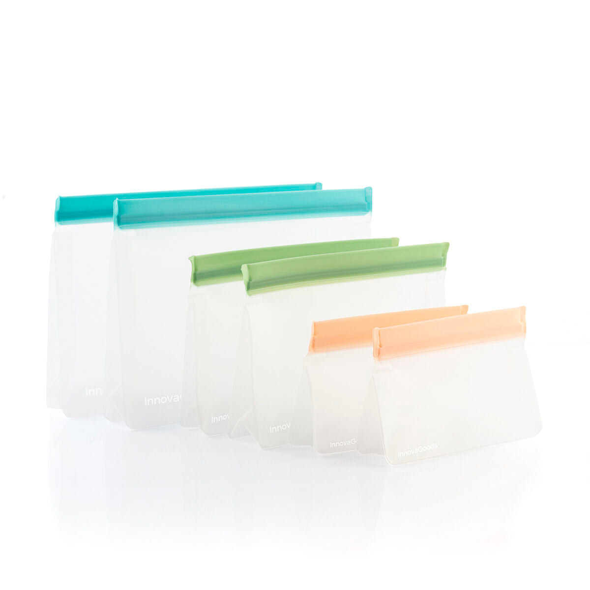 Set Wiederverwendbarer Hermetisch Verschlossener Beutel Zags InnovaGoods 6er-Set