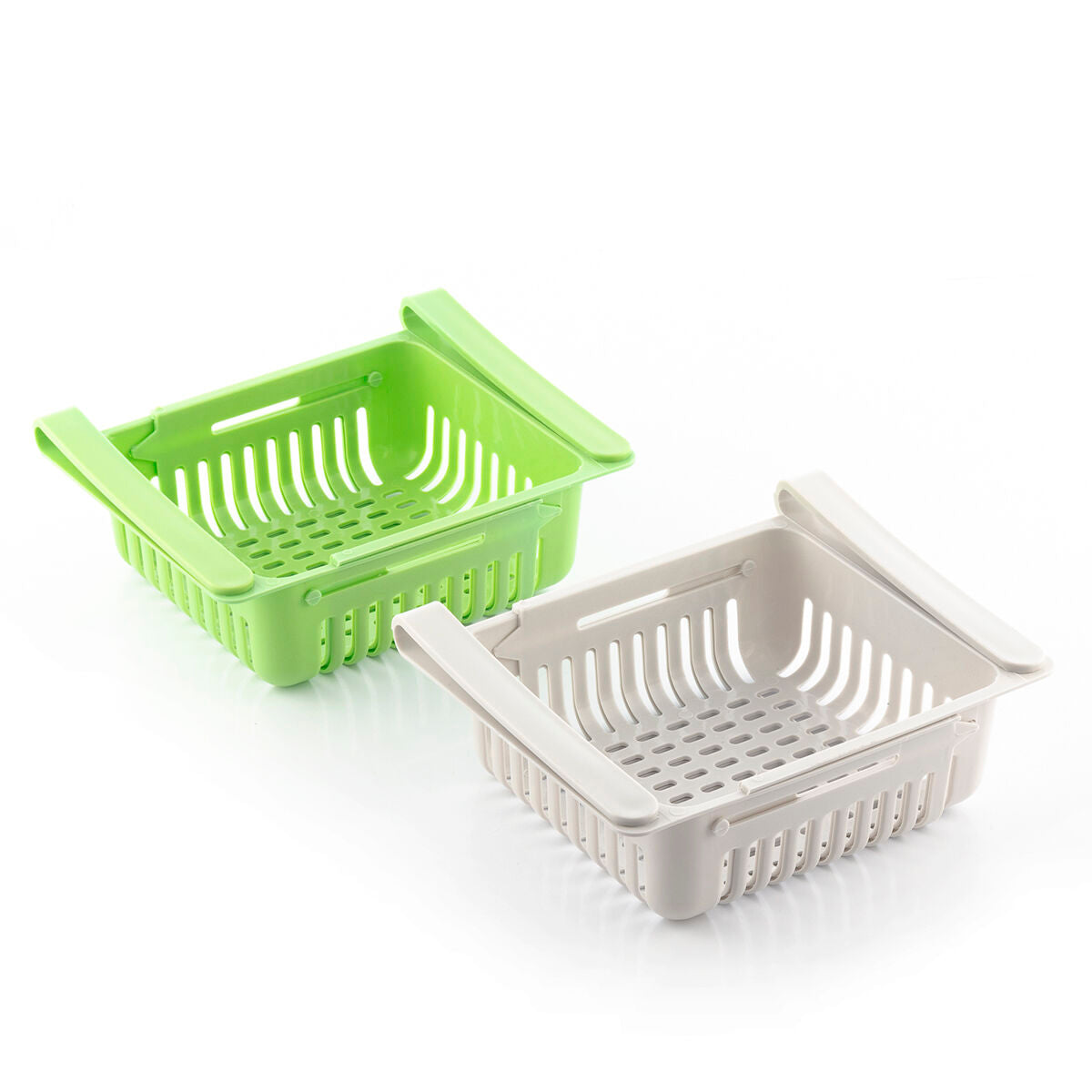 InnovaGoods Friwer ausziehbare Kühlschrankorganizer – 2er-Set