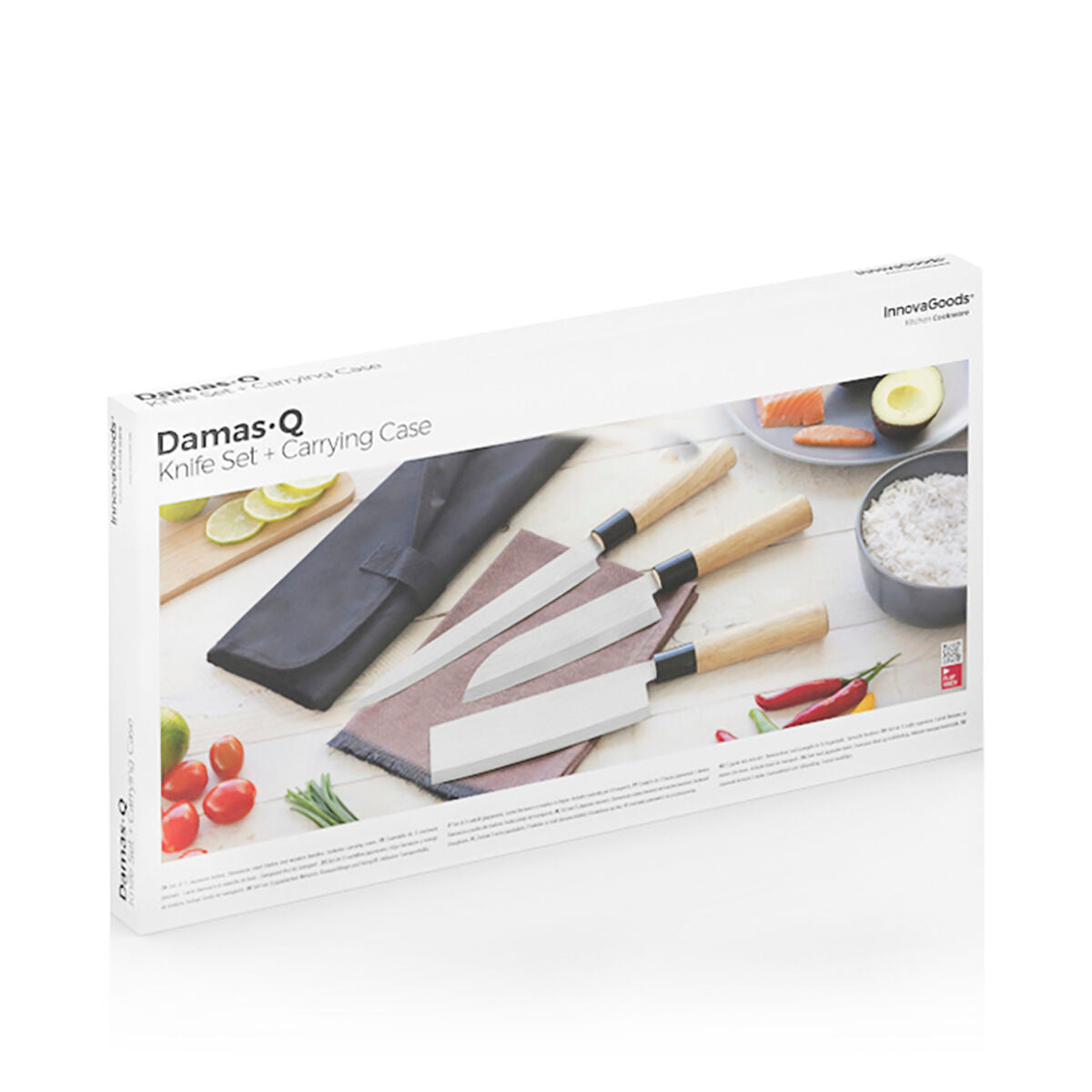 Messerset mit Profi-Tragekoffer Damas·Q InnovaGoods