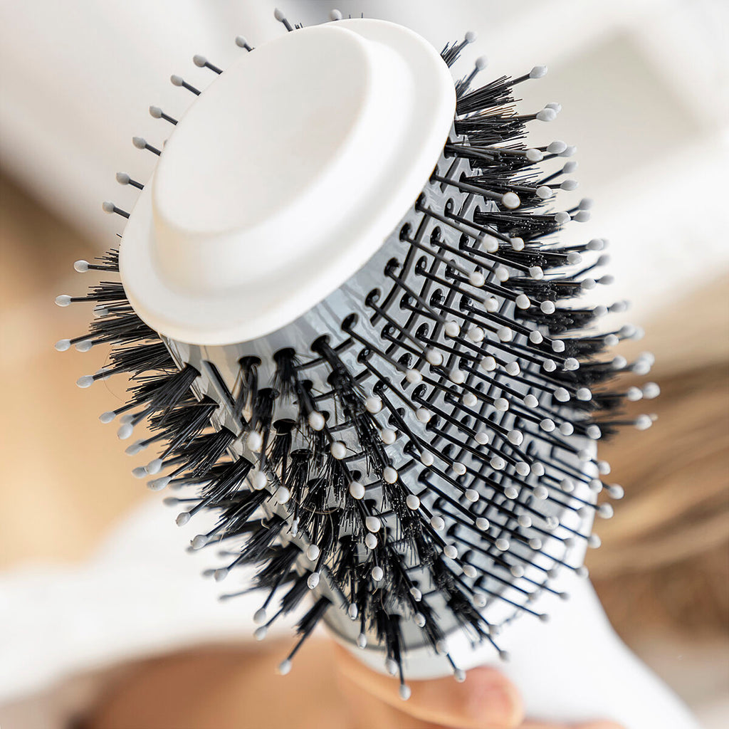 Ionischer Trocknungs- und Volumen-Haarbürste Volumio InnovaGoods Weiß Grau 1000 W