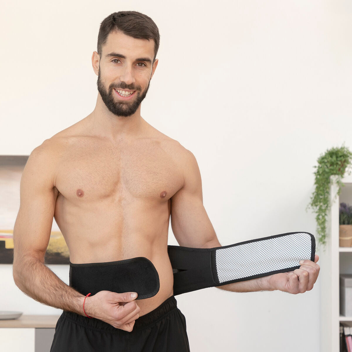 InnovaGoods Tourmabelt Stützgürtel mit Turmalin-Magneten