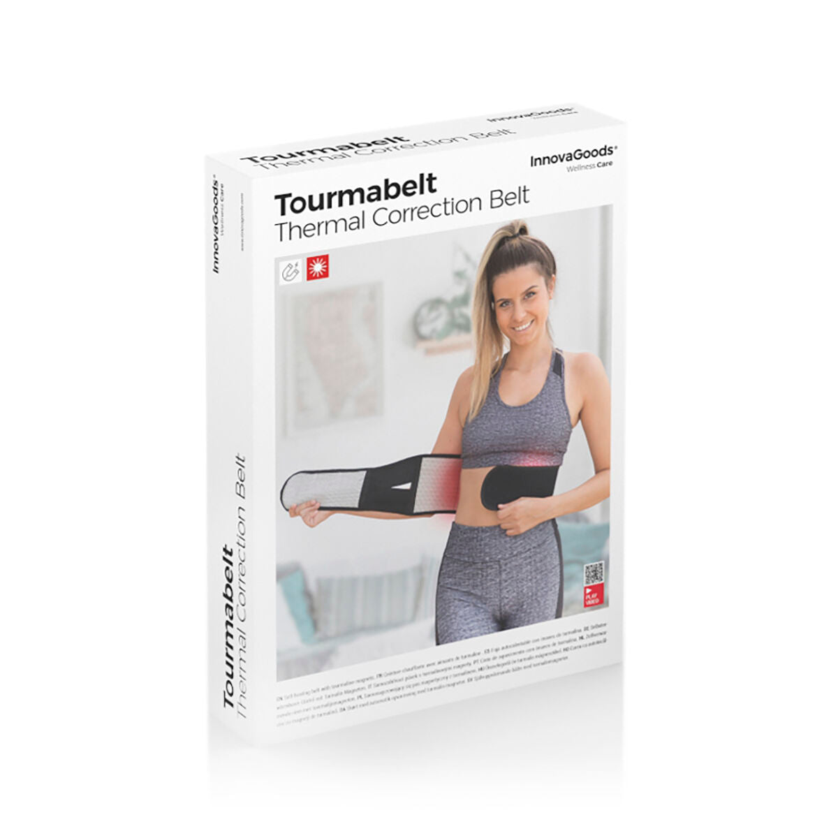 InnovaGoods Tourmabelt Stützgürtel mit Turmalin-Magneten