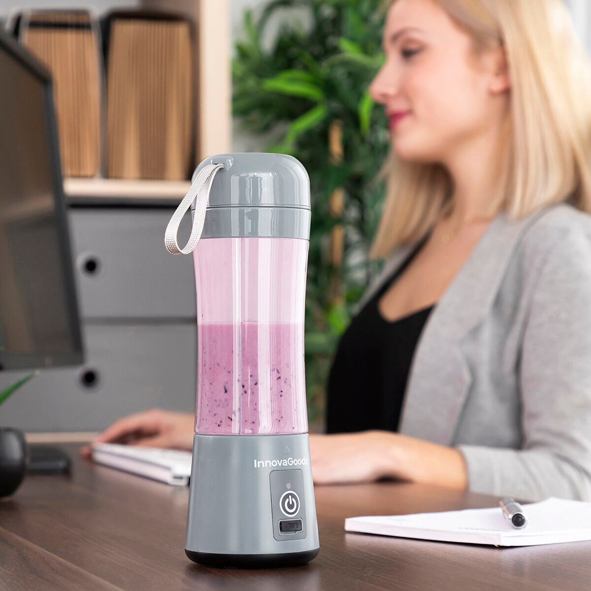 InnovaGoods Shakuit Akku-Bechermixer – 380 ml