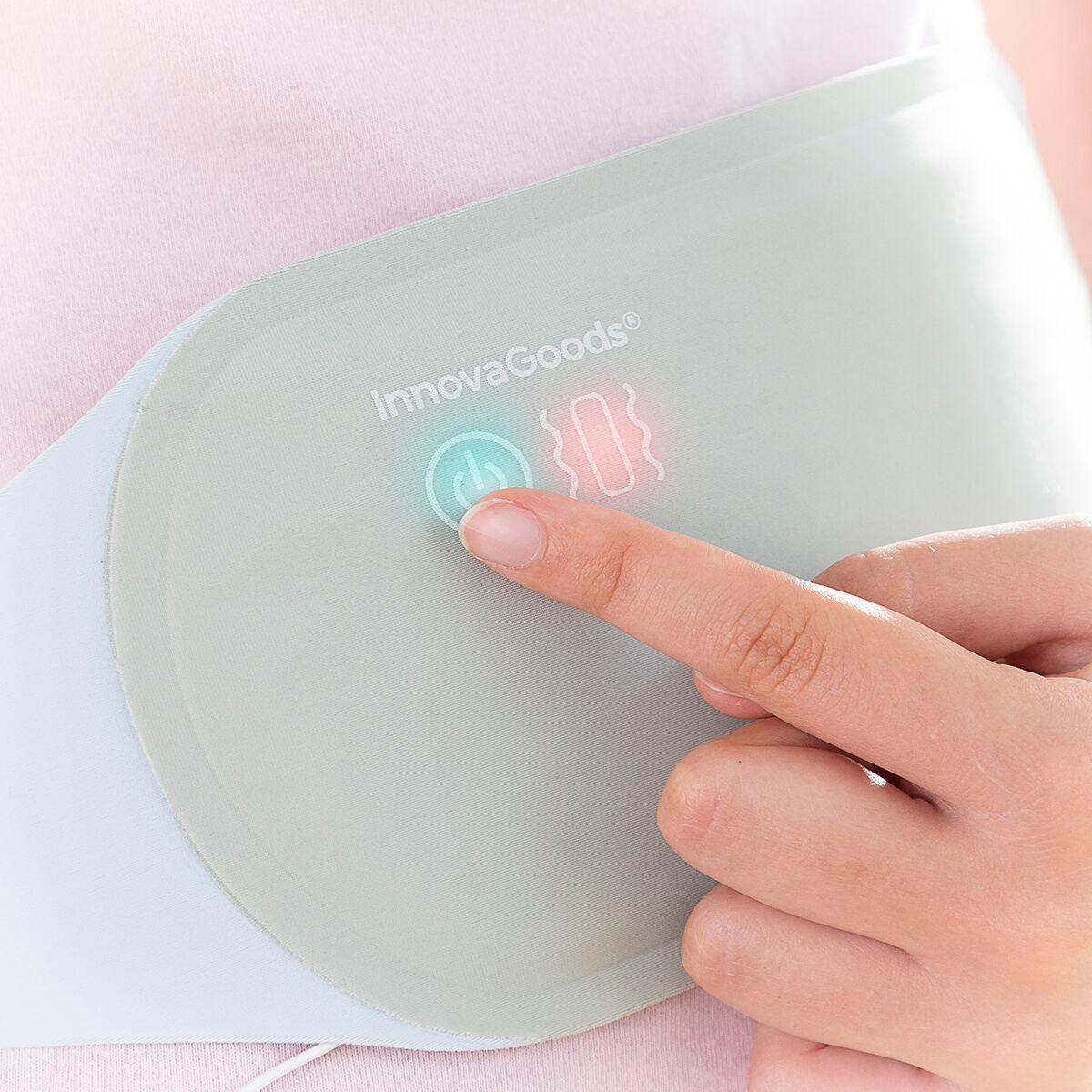 Wiederaufladbarer kabelloser Massage- und Wärmegürtel Beldisse InnovaGoods